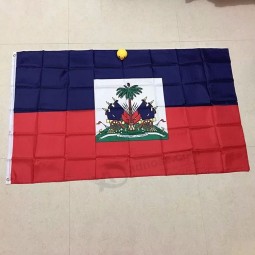 stock haiti national flag / hayti country flag banner