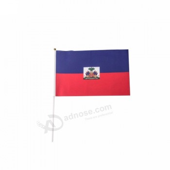 high quality printed polyester hand waving flag