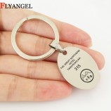 Key chain for customizing hotel labels