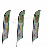 high quality advertising flag  flying feather  banner flag hot sale
