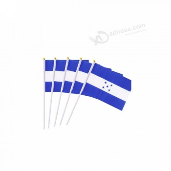 30*45cm knitted polyester Honduras hand flags