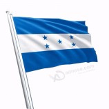 3x5 feet 100% polyester customized printed Honduras blue white flag 5 stars international flags for sale