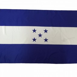 Sample free whole sale printing honduras blue white stripe national flag with star