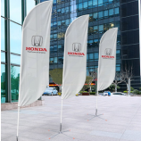 auto show large polyester honda advertising swooper flag