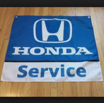 Honda Logo Flag Custom Printing Polyester Honda Banner