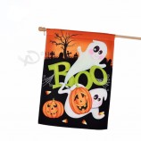 Customized Holiday decorations flag fabric sublimation garden flag banner with pole
