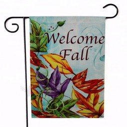 custom cheap holiday decorative outdoor garden flags