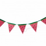 3M Red Watermelon Banners Summer Fruit Pennant Buntings Kids Birthday Holiday Party Decor