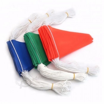 standard 30 meters reflective safety bunting pennant flag