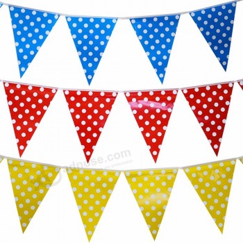 Hot selling cheap paper pennant party bunting flags