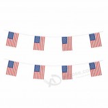 Hanging Bunting String Flag Polyester Bar Party Events Decorations Country Flags