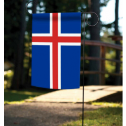 bandiera islandese decorativa dell'Islanda del cortile della casa della bandiera del giardino islandese
