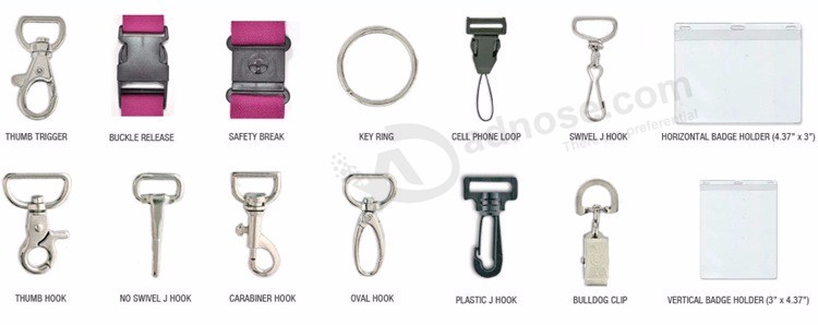 Neck Lanyards with Retractable Reeler for ID Card Holder