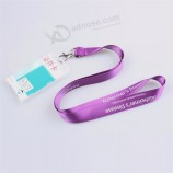 Einziehbares Namensschild / Ausweis-Abzeichen-Rollenhalter Benutzerdefiniertes Abzeichen-Halter-Lanyard für den Ausweishalter