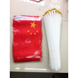 Wholesale 100pcs/lot 14 * 21 cm hand wave flags car flag Chinese flag of Ecuador banner