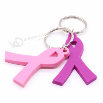 Hot fashion 3D pvc rubber silicon key chain/keyholder/ Key tag/ keyring with different logo