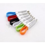 Multi Color Magnetic Keychain usb charging cable 3 in 1 magnet usb cable for android and usb type c