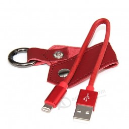 Hot Selling  USB Keyring Data Charging 2 in 1 Cable for Mobile phones