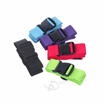 cargo strapping belt with plastic buckle For suitcase,heavy duty extra long cross luggage strap