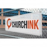 Large custom outdoor pvc fence mesh banner with high quality