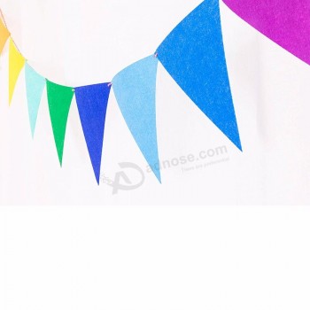 wholesale Hot selling felt colorful banners For festival Or christmas decoration
