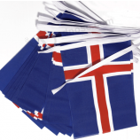 Iceland country bunting flag banners for celebration