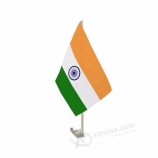 Wholesale Polyester Screen Printing Polyester Print  India Country Mini Car Window Flag