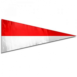 decorative polyester triangle indonesia bunting flag banners