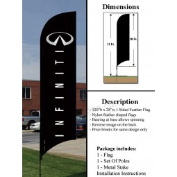 Factory direct wholesale cheap price infiniti flag with high quality