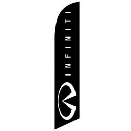 infiniti feather banner 12ft stock feather flag Kit with pole and spike
