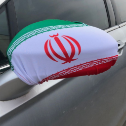 Custom Car Side Mirror Iran Flag For Football Match