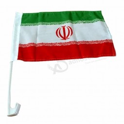 Printed Outdoor Advertising National Country Iran Car Flag