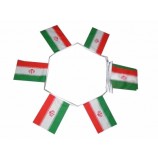football sports 75D polyester iran bunting flag