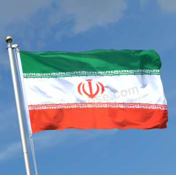 digital printed polyester national country iran flag