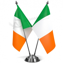 Mini Office Decorative Ireland Table Flag Wholesale