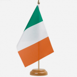 Factory custom decorative office mini Ireland table desk flag