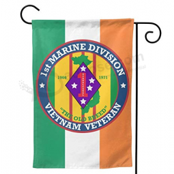 Hot selling custom Irish garden decorative flag with pole