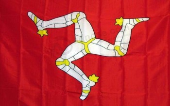 isle OF MAN country 3'X 5' poly flag