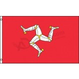 3'x5' isle of Man flag outdoor banner british mann triskelion celtic arms 3x5