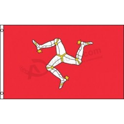 3'x5' Isle of Man Flag Outdoor Banner British Mann Triskelion Celtic Arms 3x5