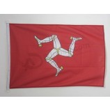 Isle of Man Nautical Flag 18'' x 12'' - Manx - English Flags 30 x 45 cm - Banner 12x18 in for Boat