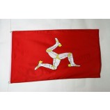 Isle of Man Flag 3' x 5' - Manx - English Flags 90 x 150 cm - Banner 3x5 ft