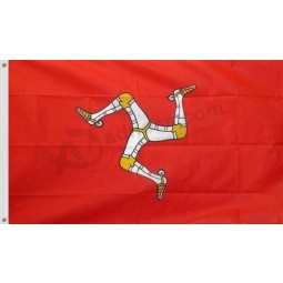Flag of The Isle of Man 3x5 Mann Manx Triskelion TT Motorcycle Race Three Legs
