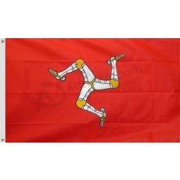 flag of The isle of Man 3x5 mann manx triskelion TT motorcycle race three legs