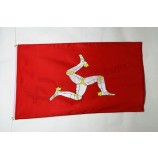 FLAG Isle of Man Flag 3' x 5' - Manx - English Flags 90 x 150 cm - Banner 3x5 ft