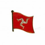 Isle of Man country flag lapel pin