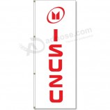 3x8 ft. Vertical Isuzu Logo Flag