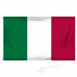 Wholesale cheap custom Italy national polyester flag