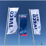 outdoor custom design iveco rectangle sign banner