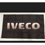 custom printing 3x5ft polyester iveco flag banner